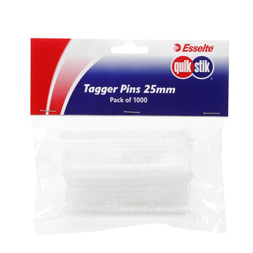 ESSELTE FINE TAGGER PINS Tagging Gun Pins 25mm Box1000
